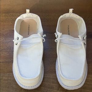 Maurices Cream Casual Loafers